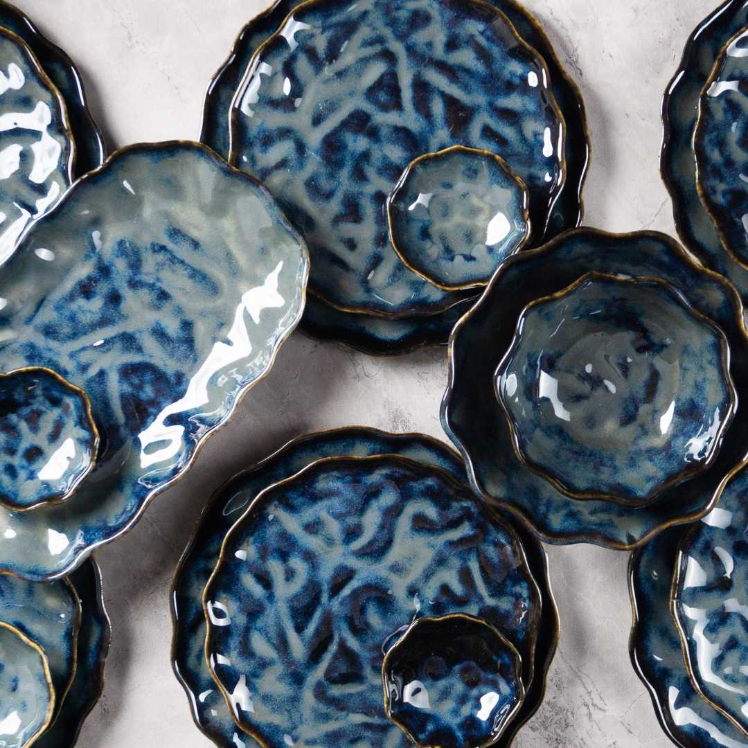 Ananya Premium Ceramic Dinner Set of 21pcs Amalfiee Ceramics