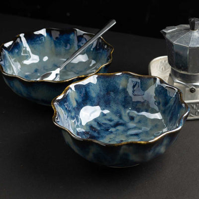 Ananya Premium Ceramic Soup Bowl Set of 4 Amalfiee Ceramics