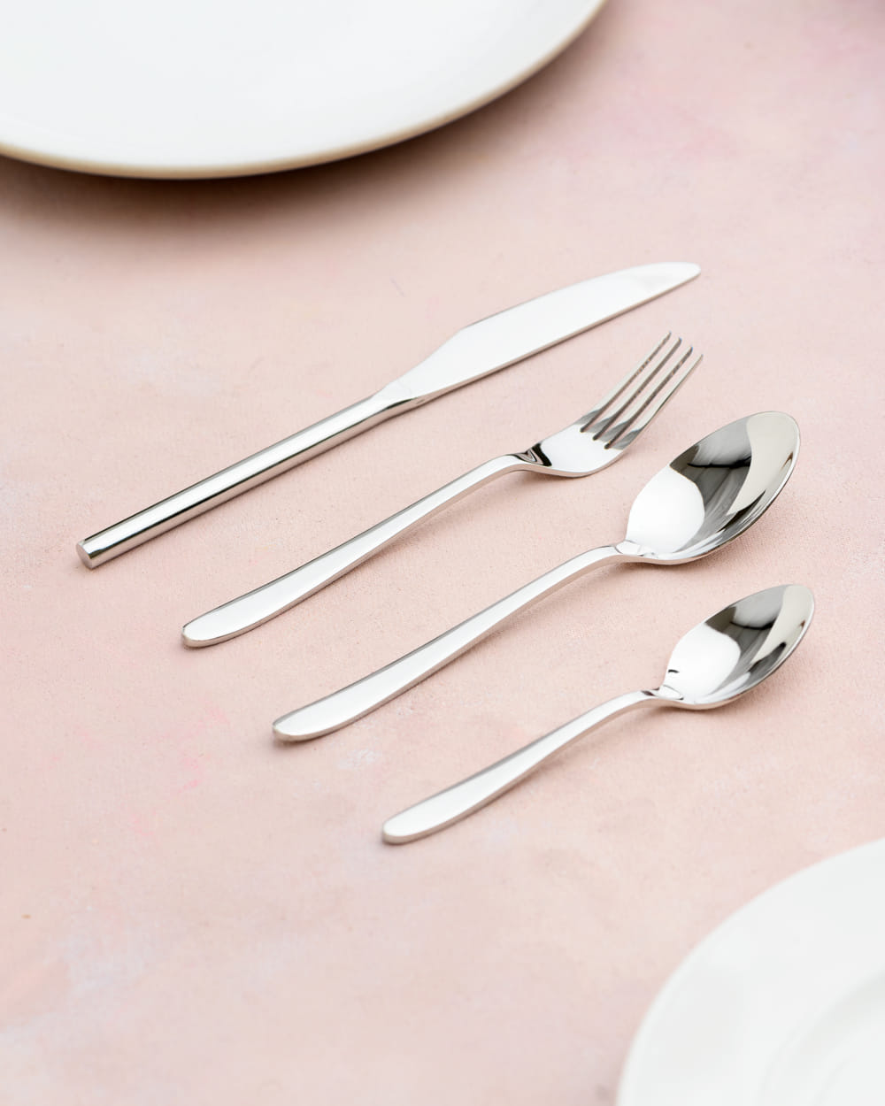 Aaroha Premium Silver Cutlery Set of 48pcs