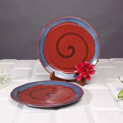 Banafsha Ceramic Dinner Plates Set of 2 Amalfiee_Ceramics