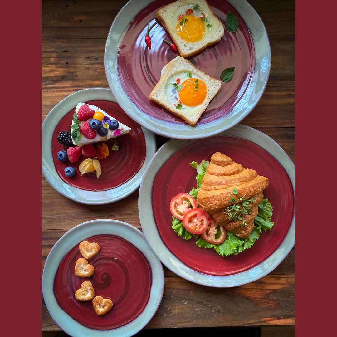 Banafsha Ceramic Dinner Plates Set of 6 Amalfiee_Ceramics