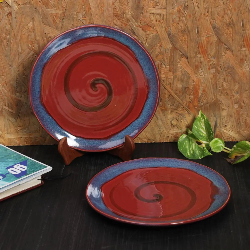 Banafsha Ceramic Dinner Plates Set of 6 Amalfiee_Ceramics