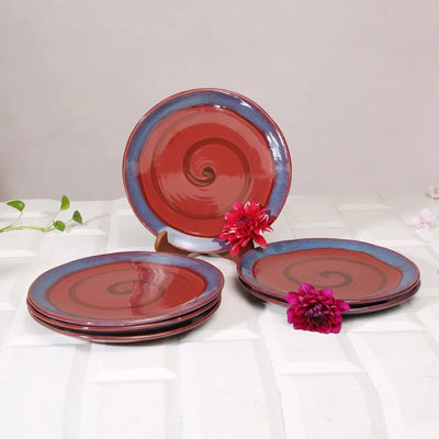 Banafsha Ceramic Dinner Plates Set of 6 Amalfiee_Ceramics