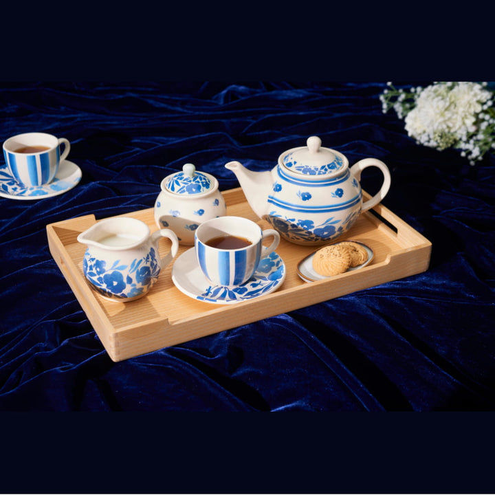 Blue Ivy Ceramic Tea Set of 7 pcs