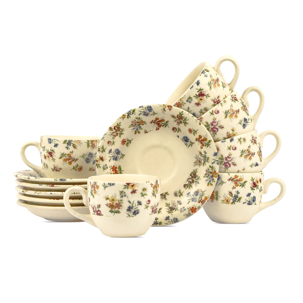 Eden's Bloom Floral Ceramic Tea Set of 11 pcs