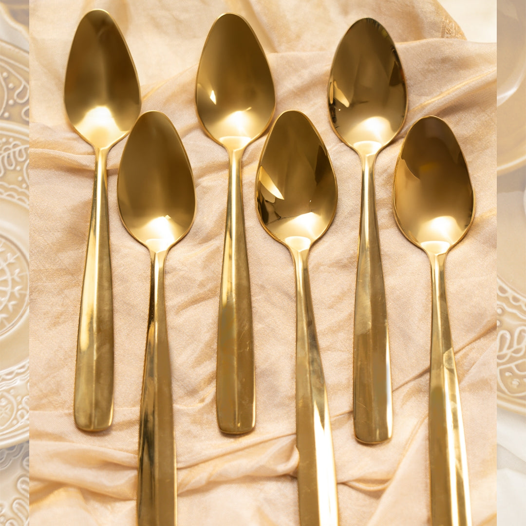 Hemang Gold Spoon set of 4