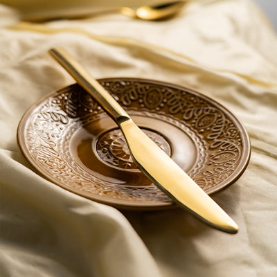 Hemang Gold Cutlery Set of 16pcs