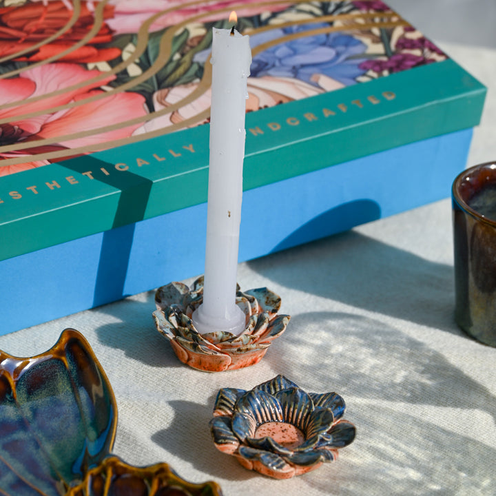 Navhara Shell Platter and Glasses Luxury Serveware Gift Box