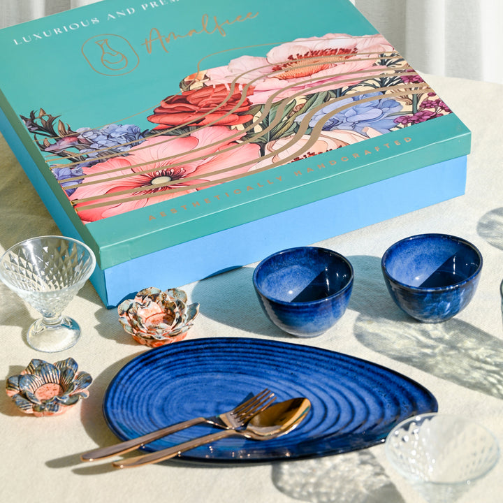 Saanjh Platter and Bowls Luxury Serveware Gift Box