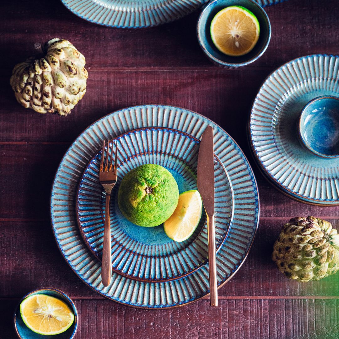 Aadhira Ceramic Dinner Set of 24 pcs