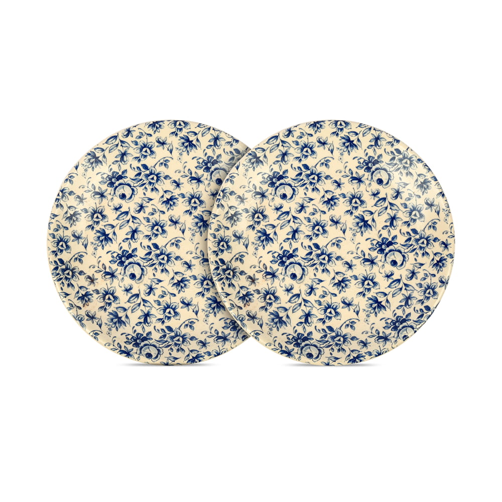 Neelambar Floral Ceramic Dinner Plate