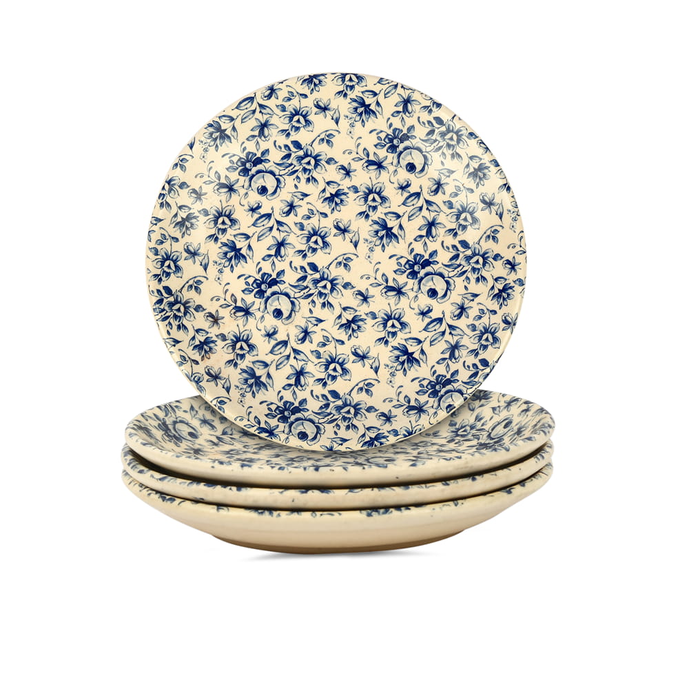 Neelambar Floral Ceramic Dinner Plate