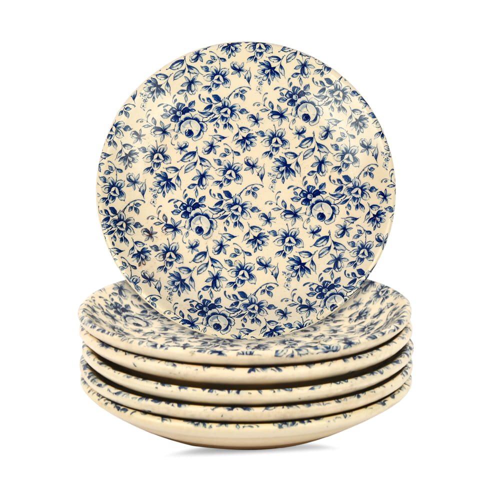 Neelambar Floral Ceramic Dinner Set of 21 Pcs