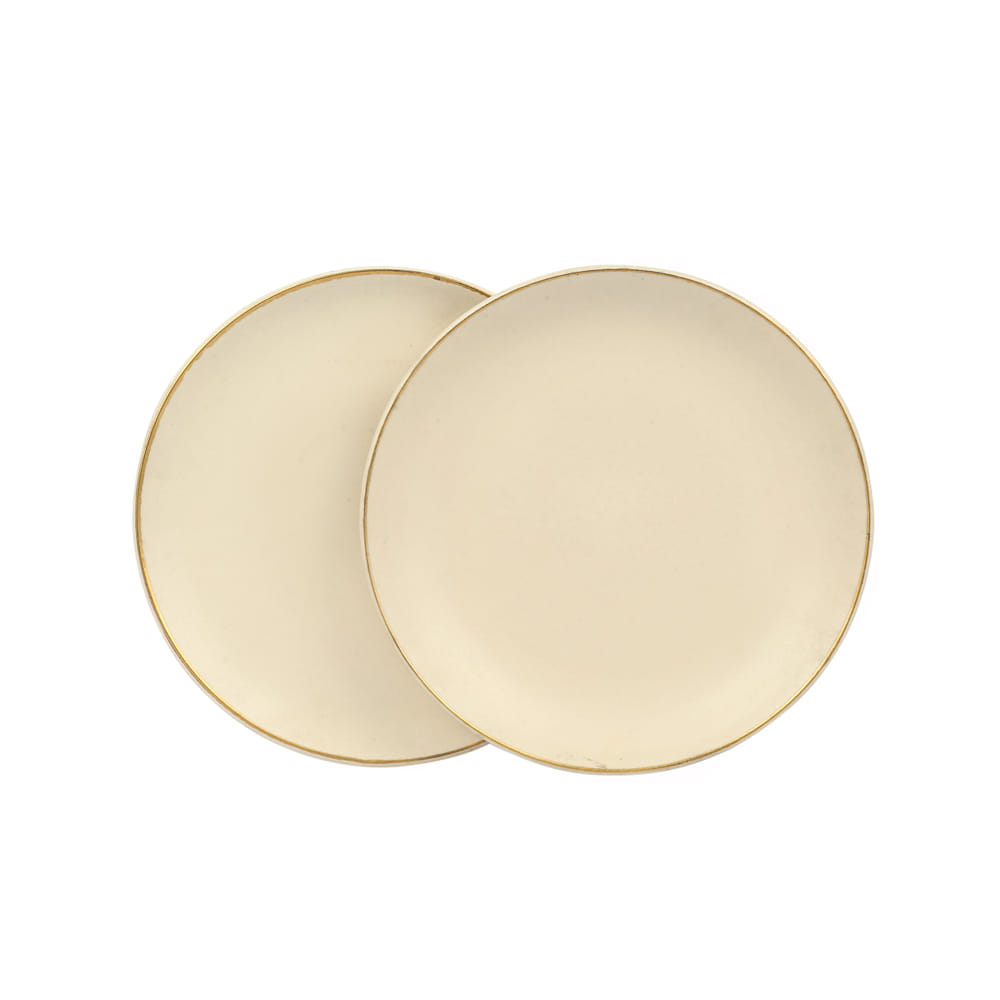 Zunair 24K Gold Ceramic Dinner Plate