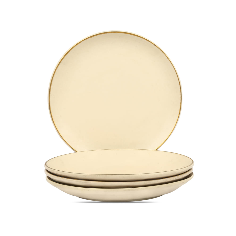 Zunair 24K Gold Ceramic Dinner Plate