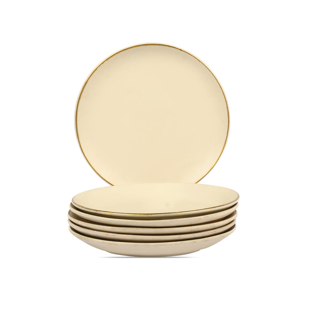 Zunair 24K Gold Ceramic Dinner Set of 28 pcs