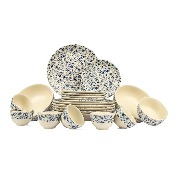 Neelambar Floral Ceramic Dinner Set of 21 Pcs