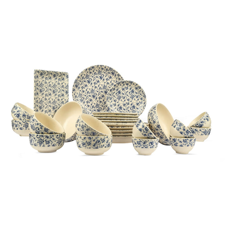 Neelambar Floral Ceramic Dinner Set of 28 pcs
