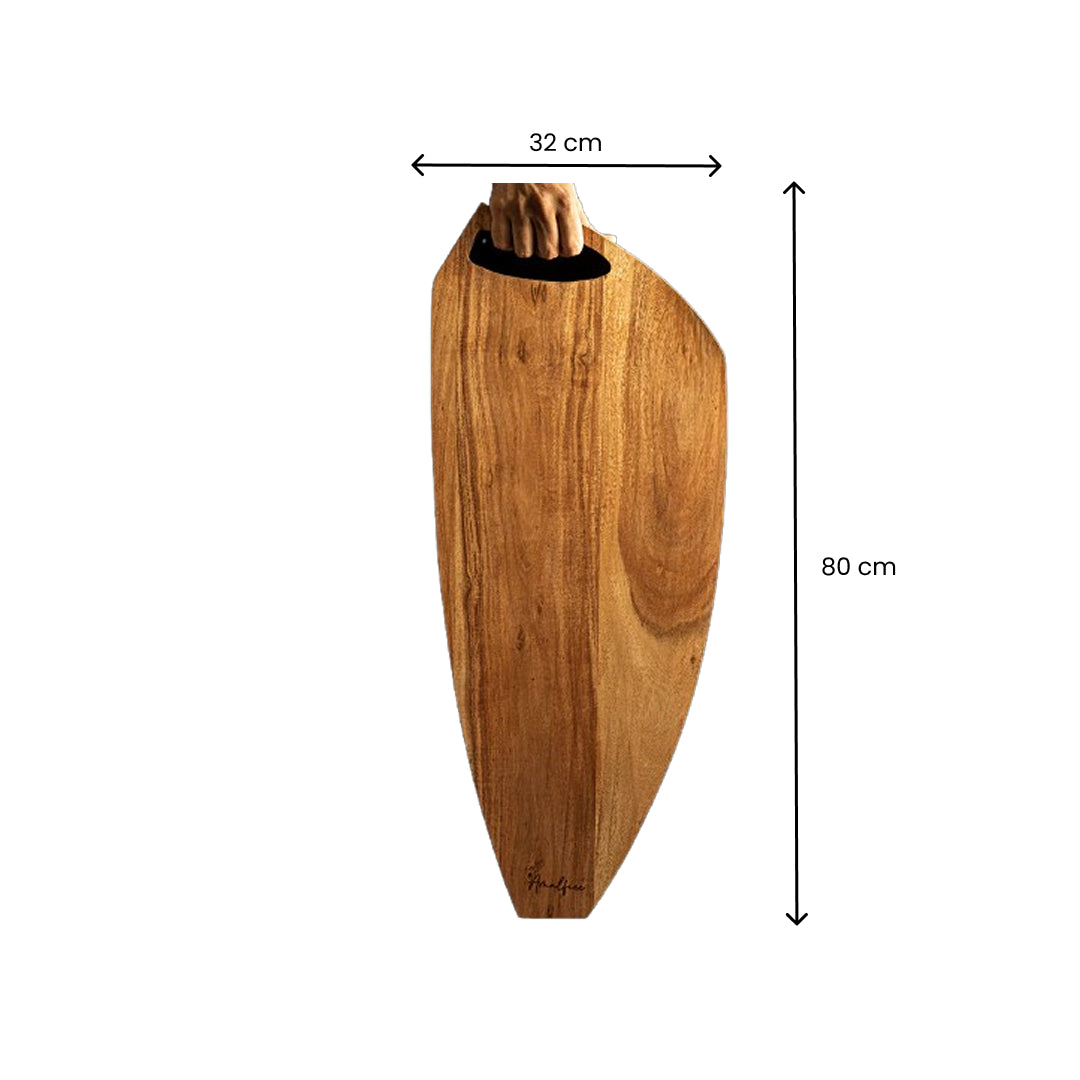 Dastkari Premium Bark Essence Wooden Chopping Board Long