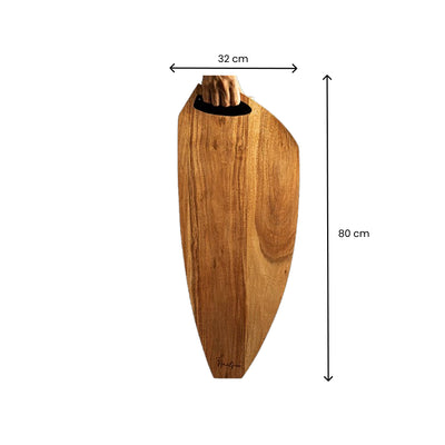 Dastkari Preimum Long Minimal Wooden Chopping Board Set of 2
