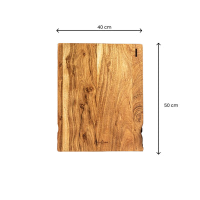 Dastkari Premium Minimal Rectangular Wooden Chopping Board Set of 4