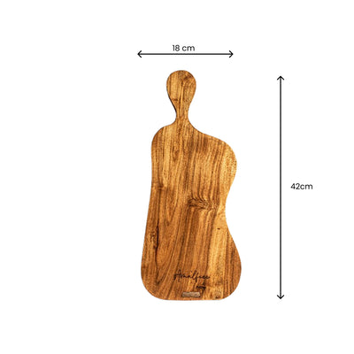 Dastkari Premium Ripple Wooden Chopping Board Large