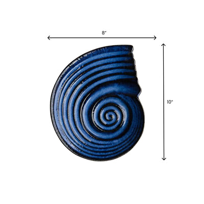 Saanjh Handmade Exclusive Ceramic Shell Platter