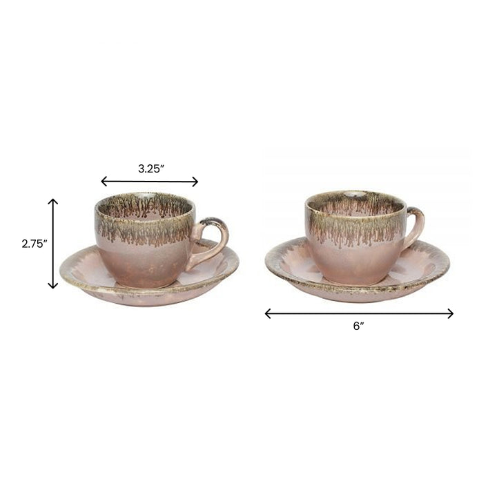 Sarvottam Round Ceramics Tea Cup and Saucer