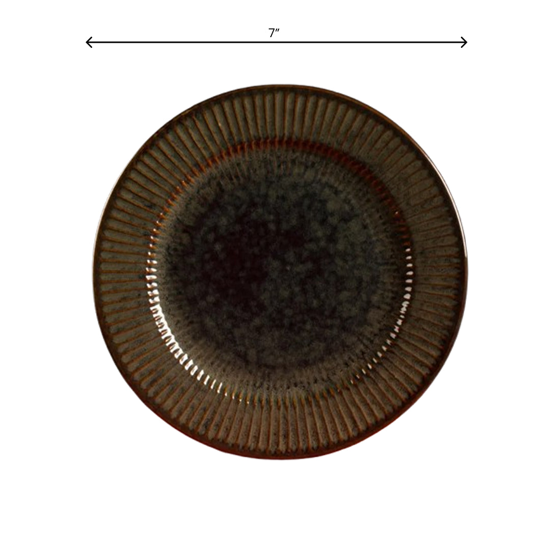 Sage Ceramic Quarter Dinner Plates