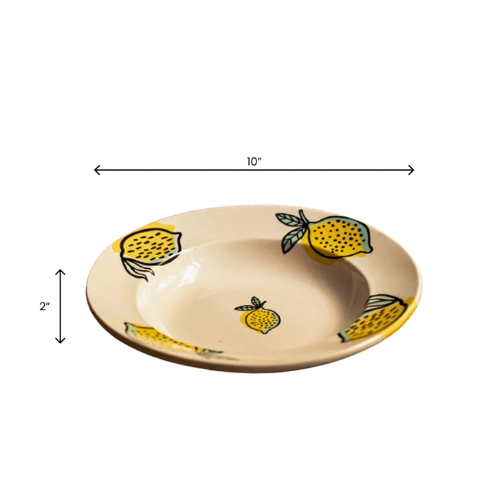 Zesty Lime Printed Dinner Set of 28 pcs