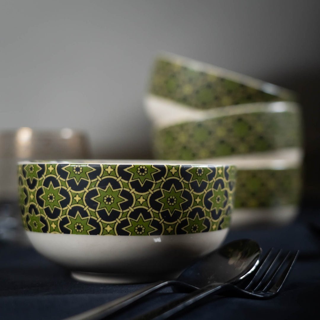 Aneeza Printed Ceramic Dinner Set of 16 pcs