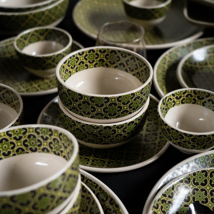Aneeza Printed Ceramic Dinner Set of 36 pcs