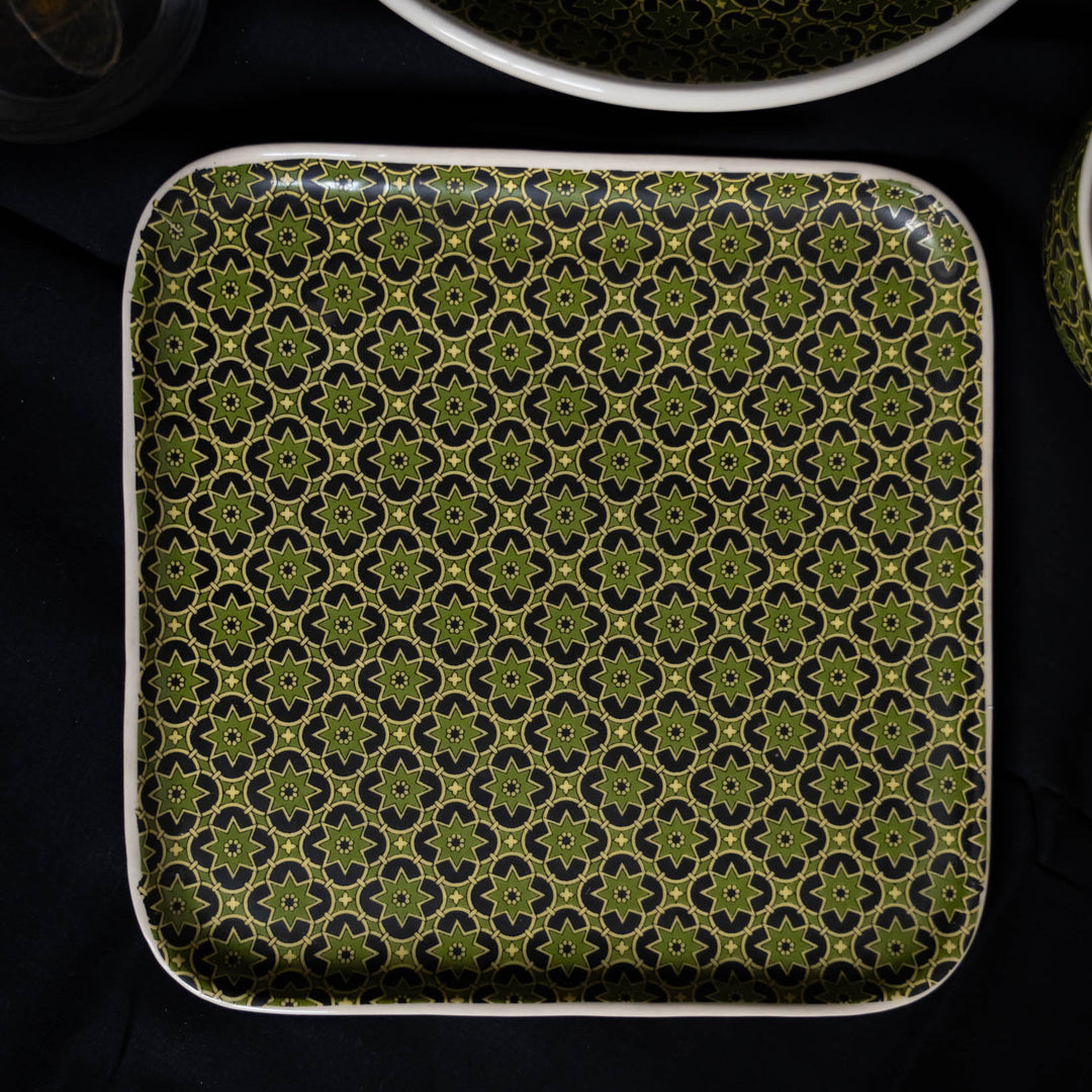 Aneeza Printed Ceramic Dinner Set of 28 pcs