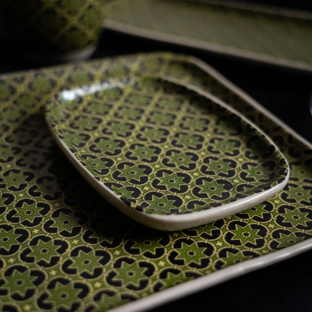 Aneeza Printed Ceramic Brunch Platter