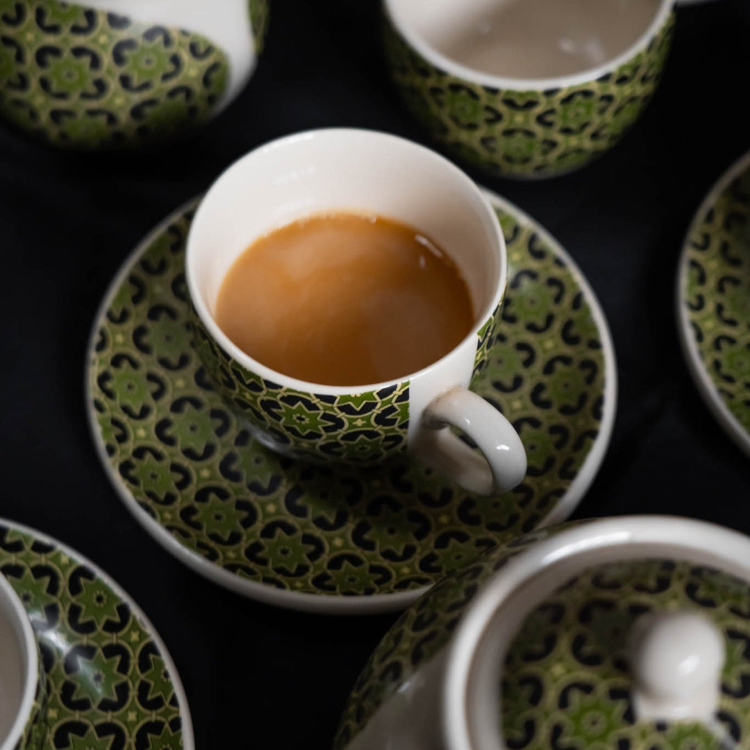 Aneeza Printed Ceramic Tea Set of 15 pcs