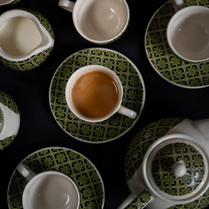 Aneeza Printed Ceramic Tea Set of 15 pcs