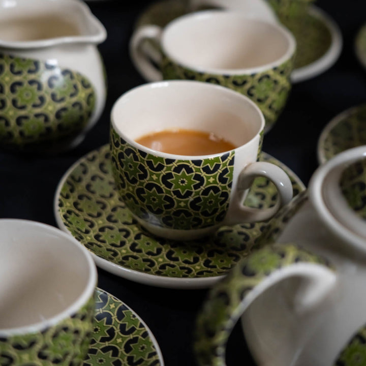 Aneeza Printed Ceramic Tea Set of 15 pcs