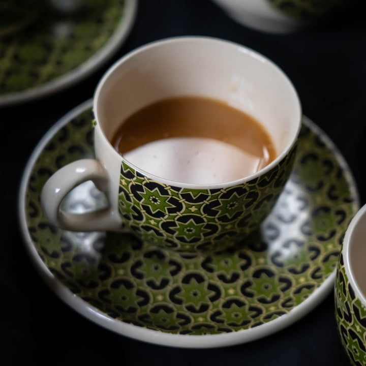 Aneeza Printed Ceramic Tea Set of 11 pcs
