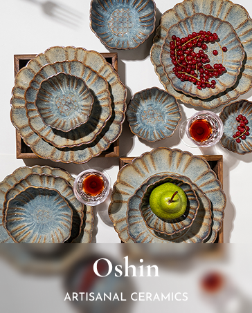 Oshin Ceramic Dinner Set of 21 pcs