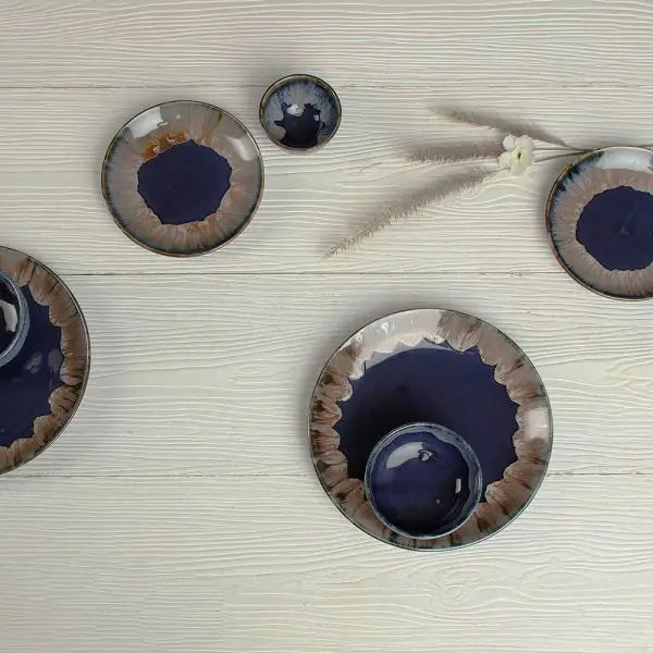 Gulchandani Grand Premium Ceramic Dinner Set of 82 Pcs Amalfiee Ceramics