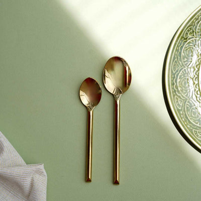 Hiraeth Gold Spoon set of 4 Amalfiee Ceramics