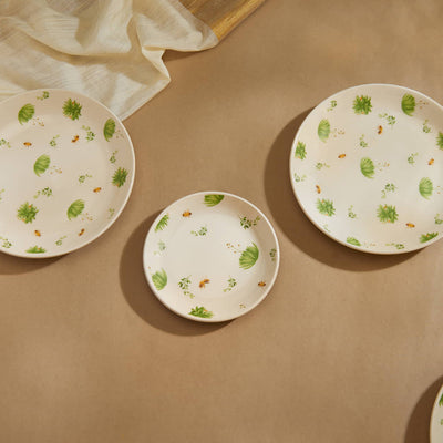 Honey Nectar Floral Ceramic Dinner Set of 12 pcs