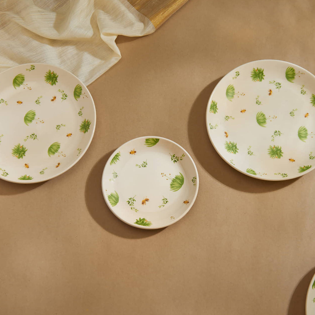 Honey Nectar Floral Ceramic Dinner Set of 28 pcs