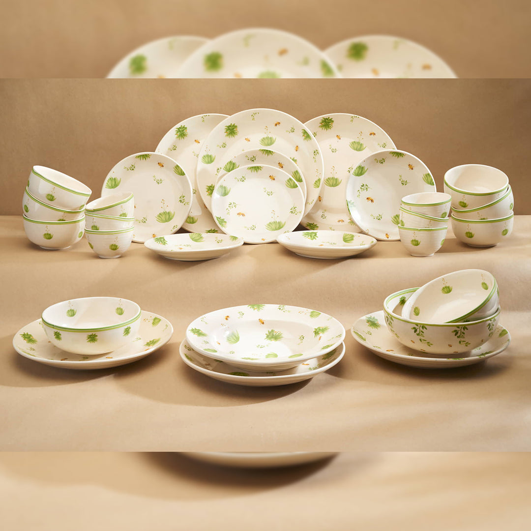 Honey Nectar Floral Dinner Set of 8 pcs