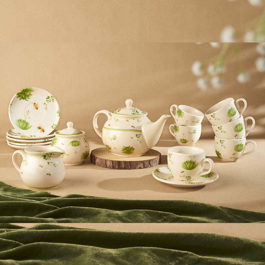 floral teapot set