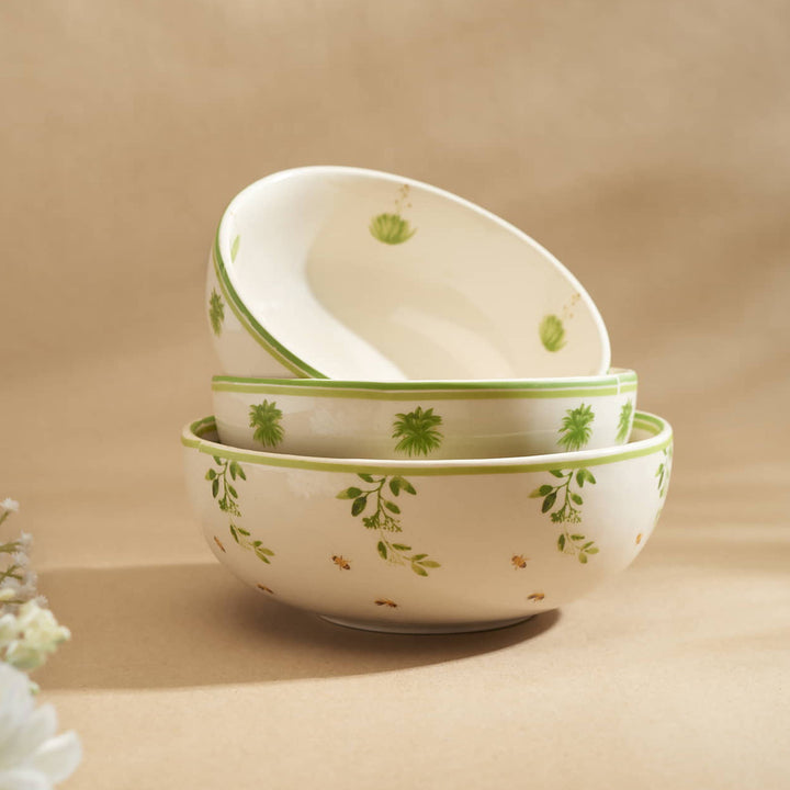 Honey Nectar Floral Ceramic Dinner Set of 28 pcs