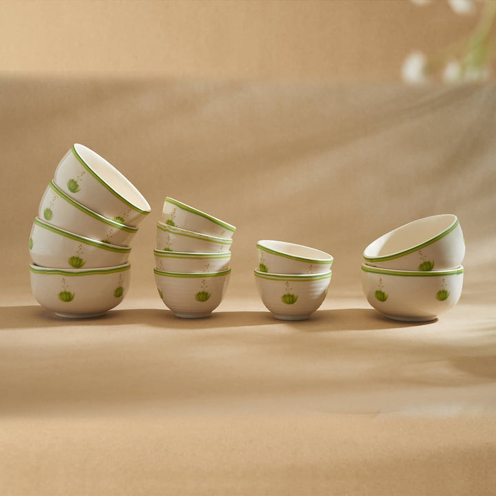 Honey Nectar Floral Ceramic Dinner Set of 28 pcs