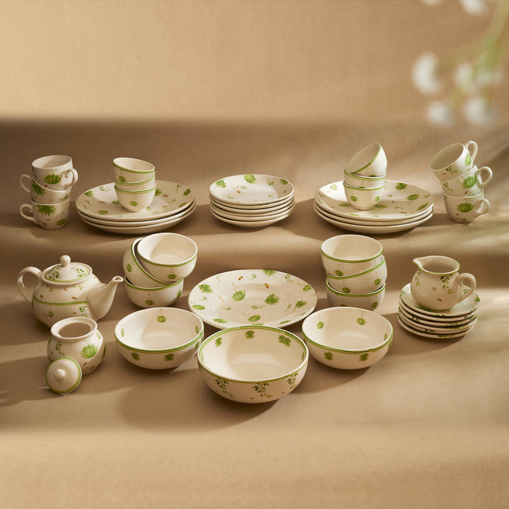 Honey Nectar Floral Ceramic Dinner Set of 28 pcs