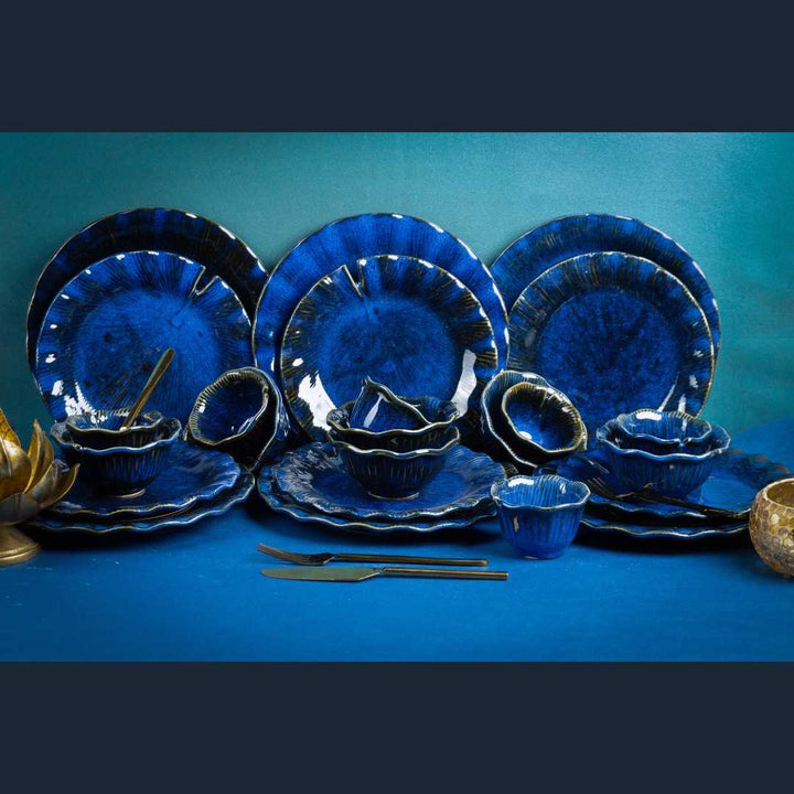 Kanak Premium Ceramic Dinner Set of 21pc Amalfiee Ceramics
