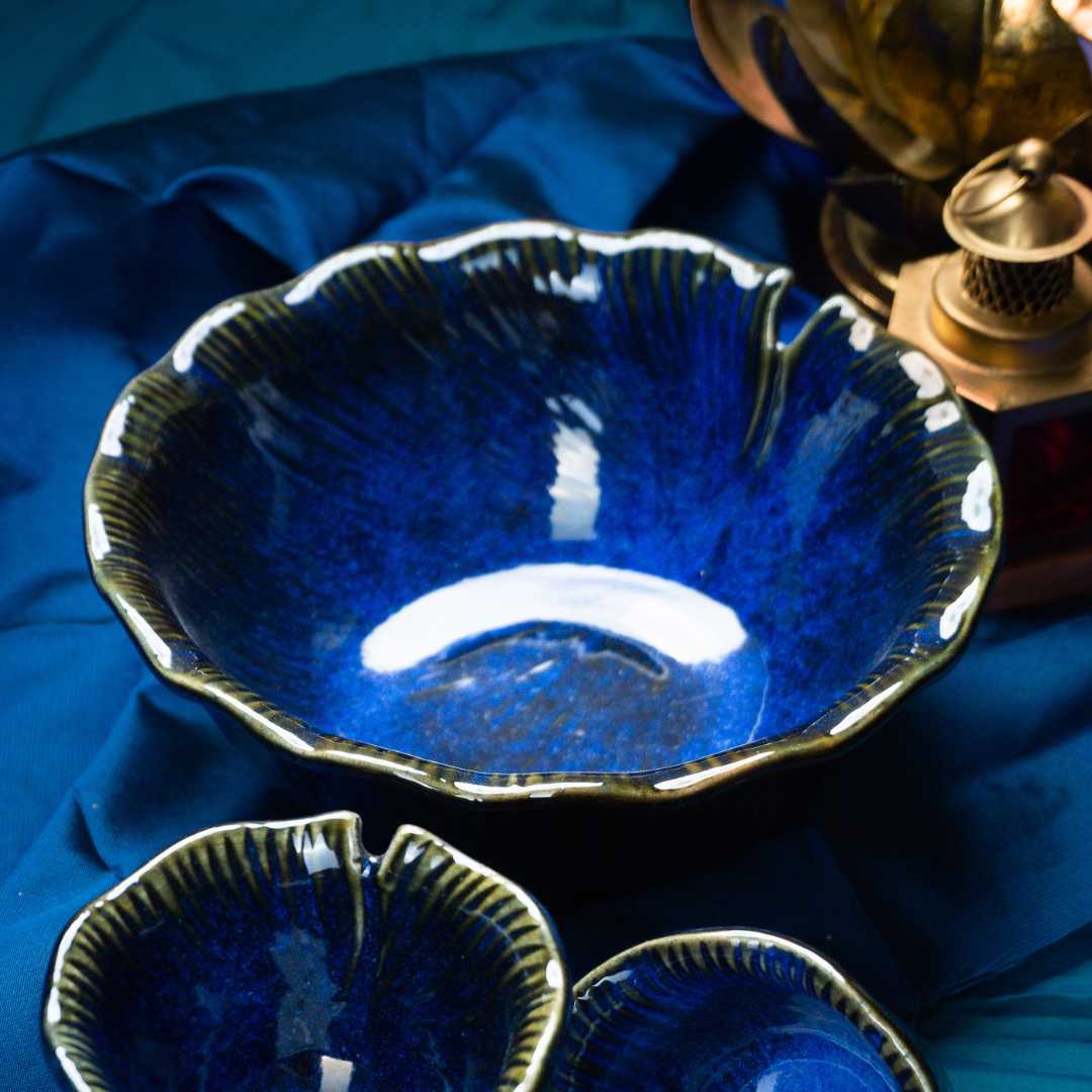 Kanak Premium Ceramic Large Serving Bowl Amalfiee Ceramics